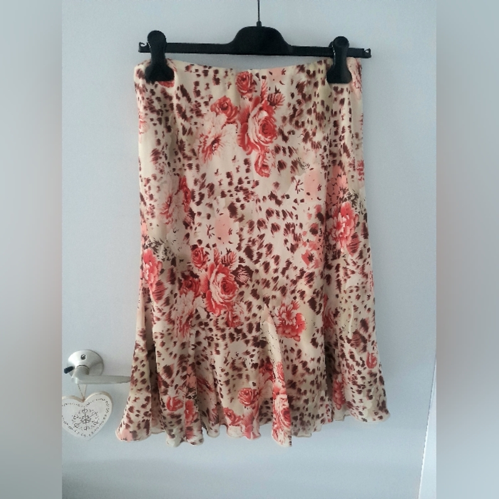 Floral Print Women's Skirt Size Large